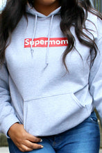 Load image into Gallery viewer, Supermom Hoodie in Gray